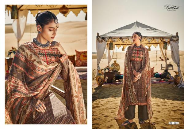 Belliza Queen Of Desert Fancy Cotton Digital Printed Dress Materials 